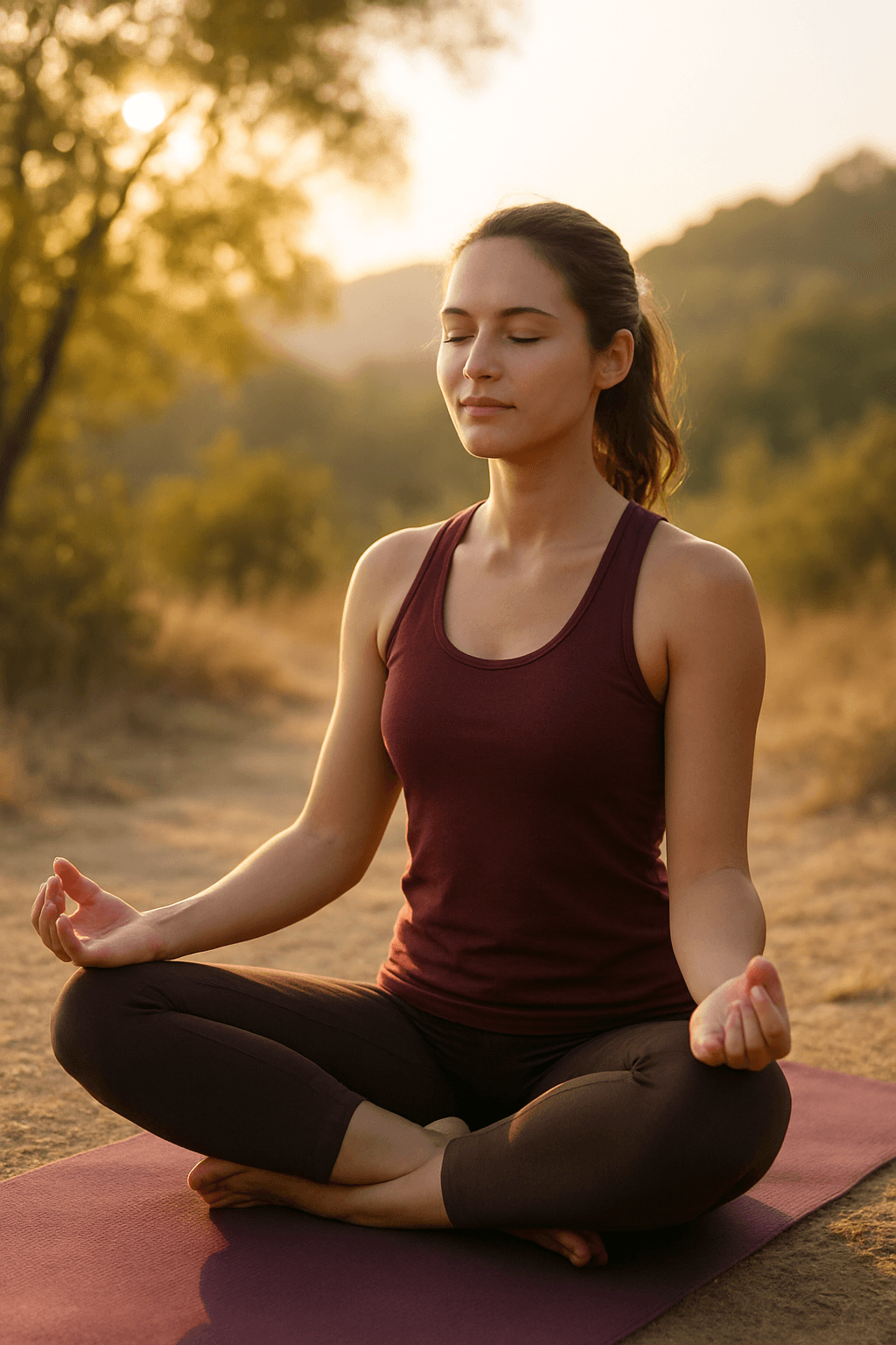 Person radiating health and vitality